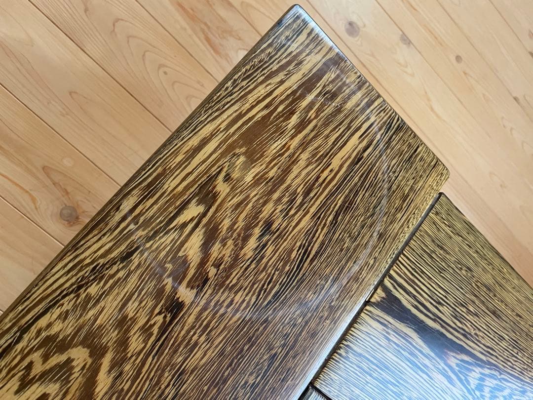 囲炉裏テーブル 火鉢 無垢材 昭和レトロ 大きめ