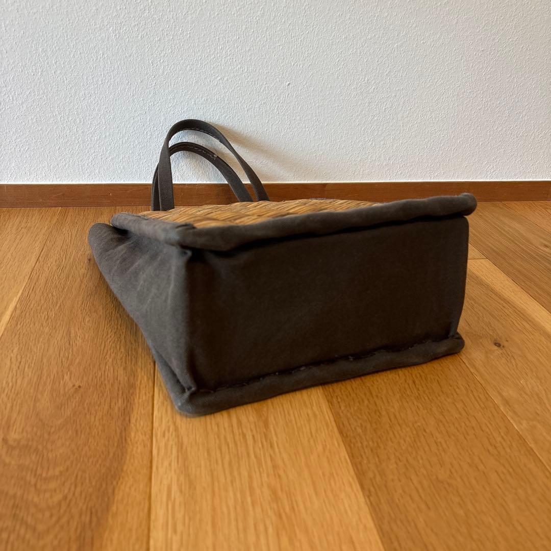 【限定値下げ⭐︎】エバゴス　かご袋　カーキ　ebagosトートバッグ　恐竜シリーズ