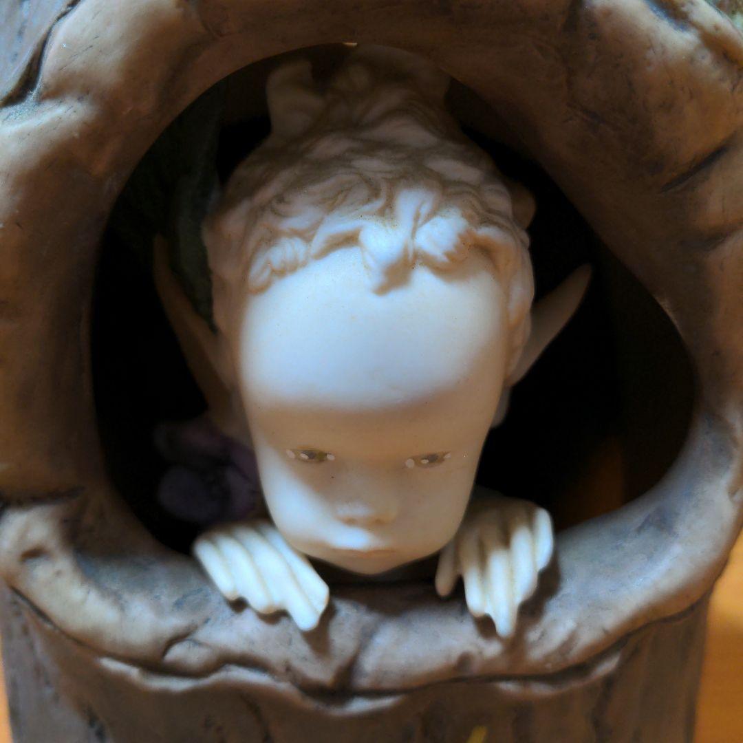 与勇輝 森の妖精 ニングル 陶器人形