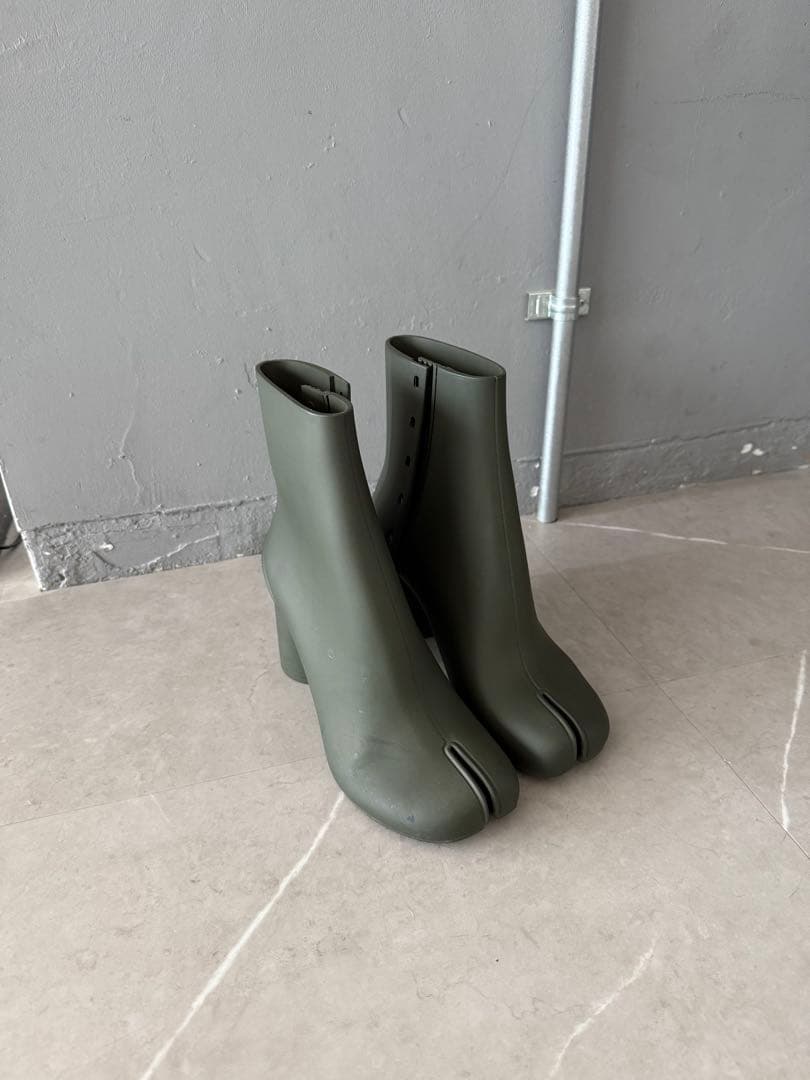 【最安値】Maison Margiela 足袋ブーツ 37 ラバー/レインブーツ