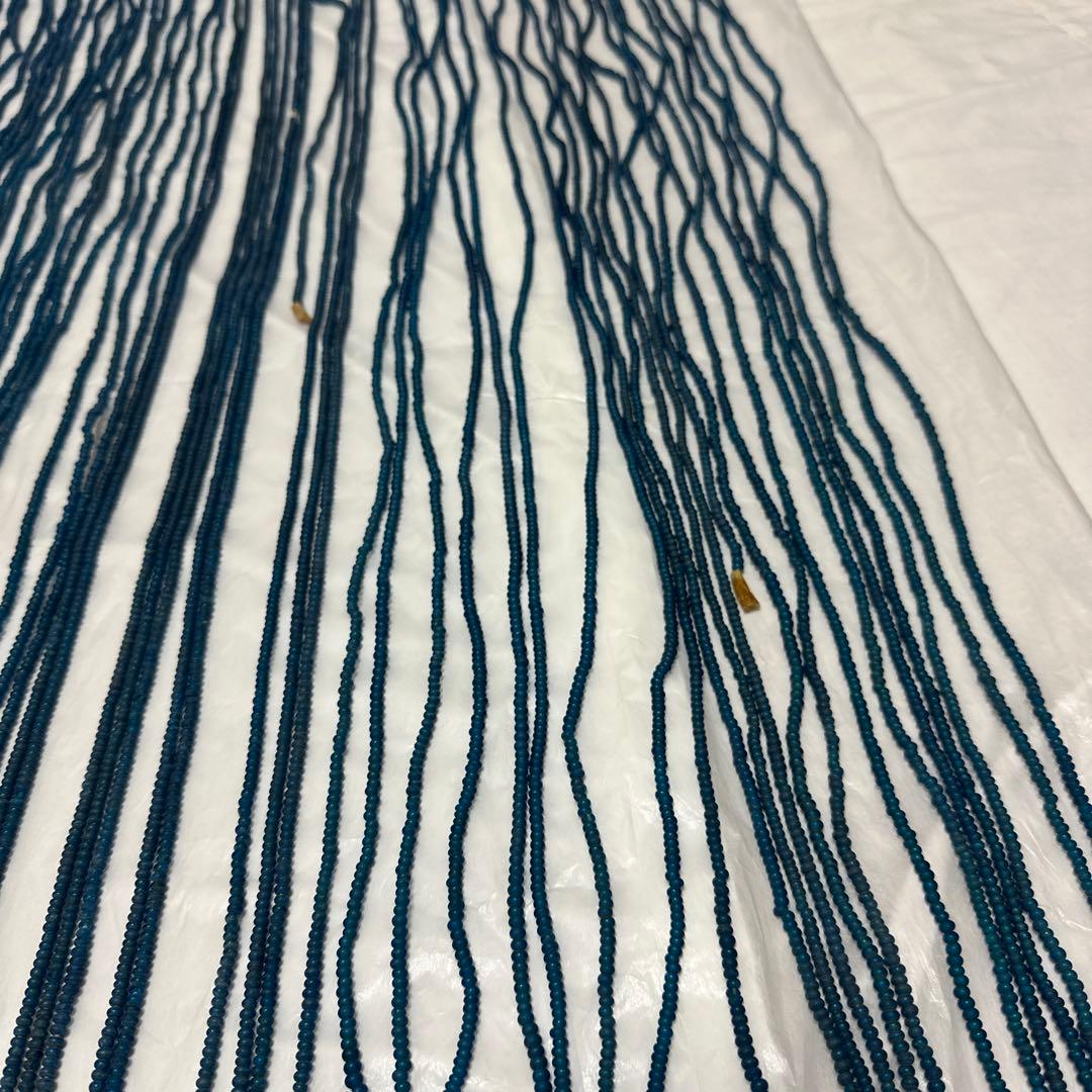 【希少品】大正から昭和　アンティークのガラスビーズのれん