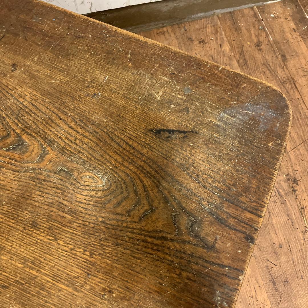 B-2 昭和レトロ 木製 折りたたみ式 座卓 ちゃぶ台 古材 古道具 文机