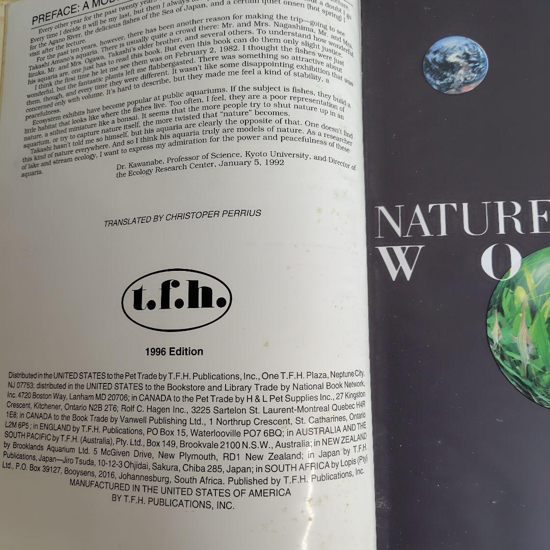 趣味・スポーツ・実用 NATURE AQUARIUM WORLD BOOK ONE