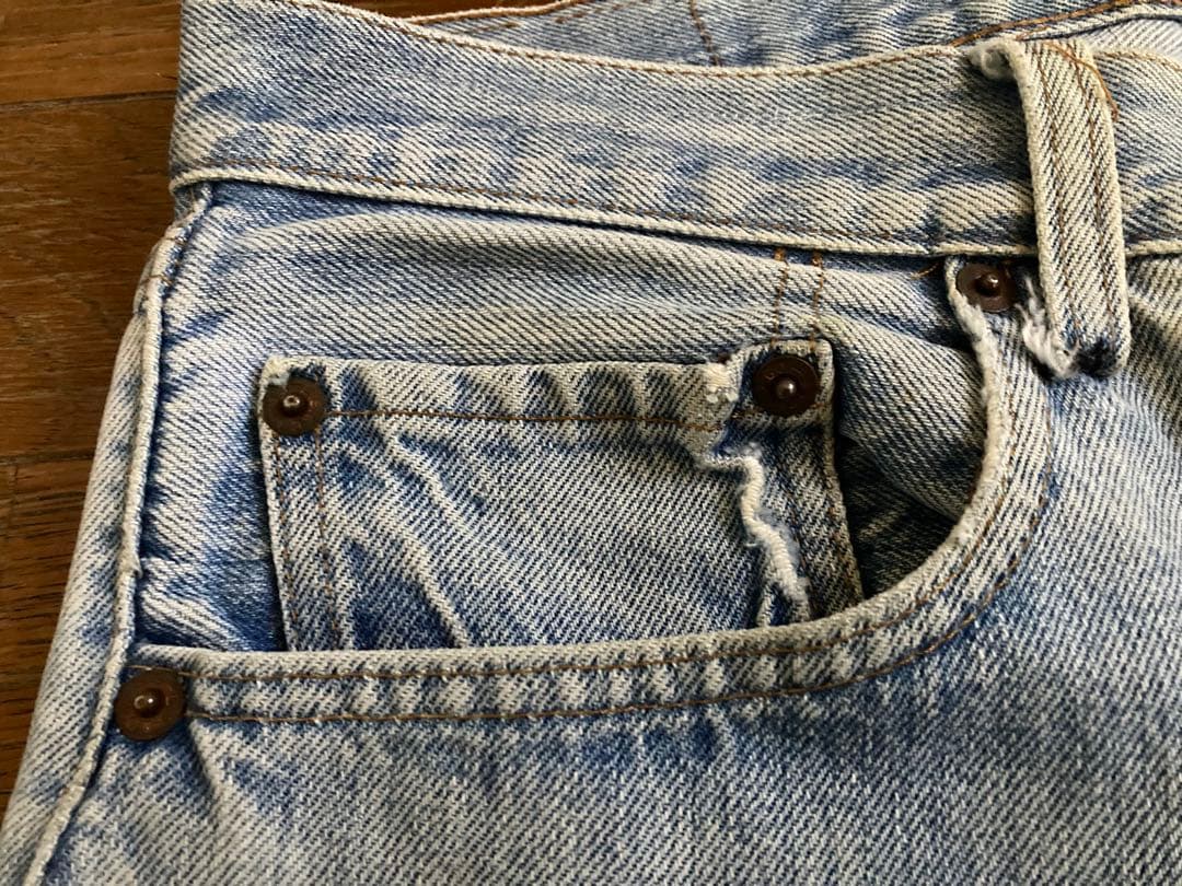 81年製造　リーバイス501-524 赤耳　黒カン　W33 USA製