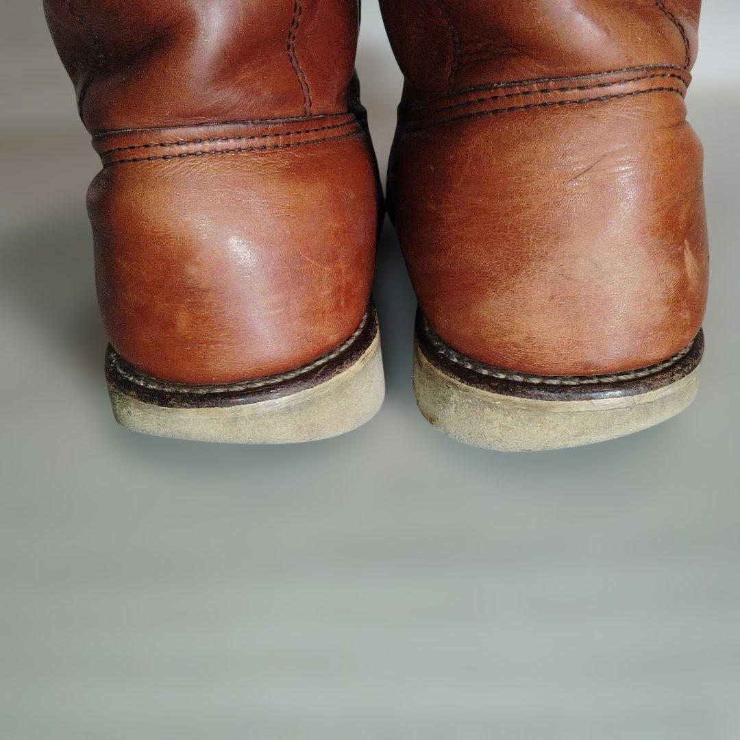 や*そ様 US10Ｂ 28㌢　犬タグ　RED WING ペコスブーツ　茶