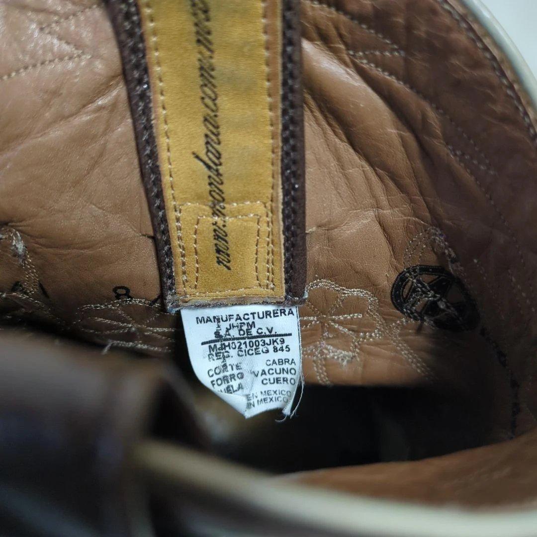 Montana バタフライ ウエスタンブーツ 本革 羊革 メキシコ製　US6