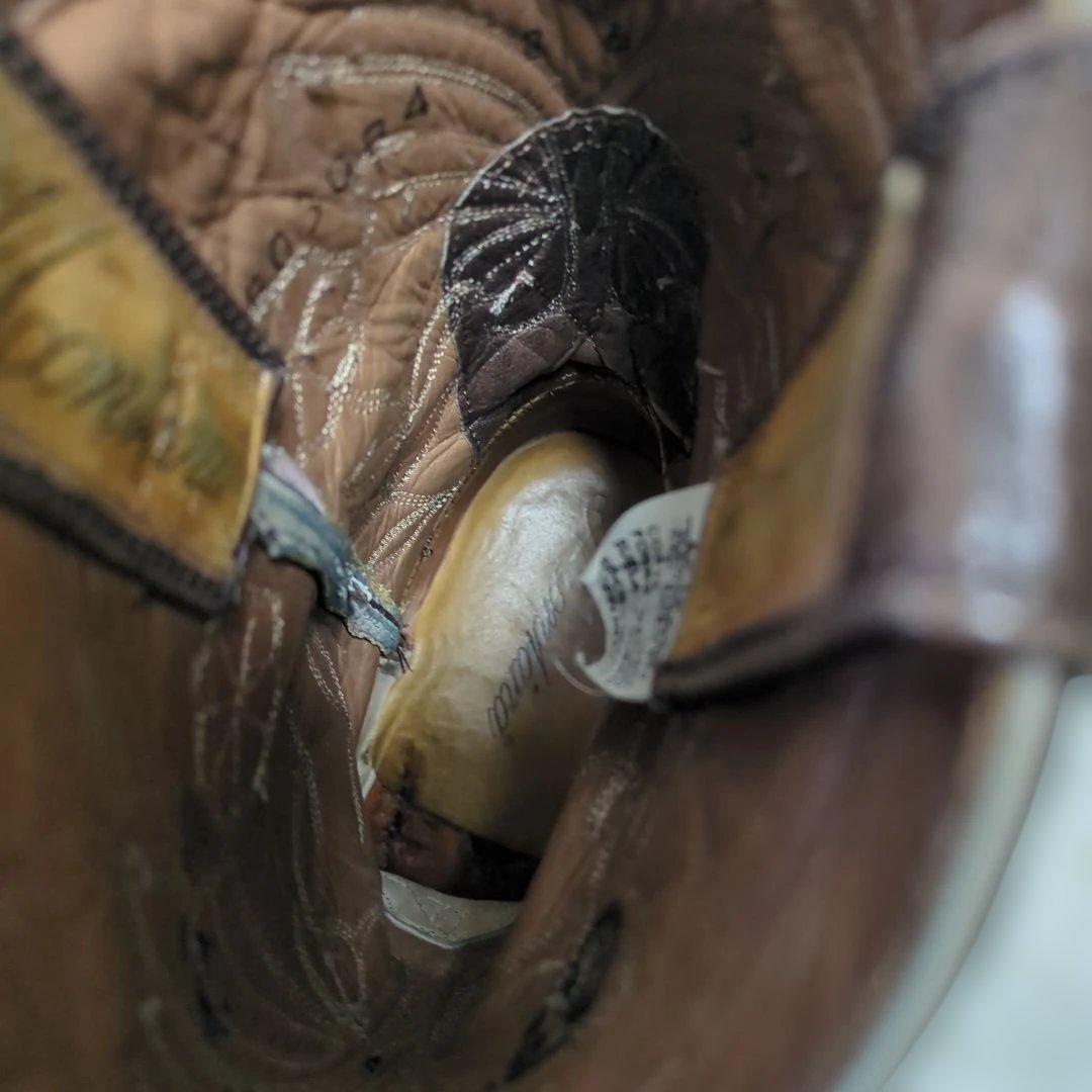 Montana バタフライ ウエスタンブーツ 本革 羊革 メキシコ製　US6