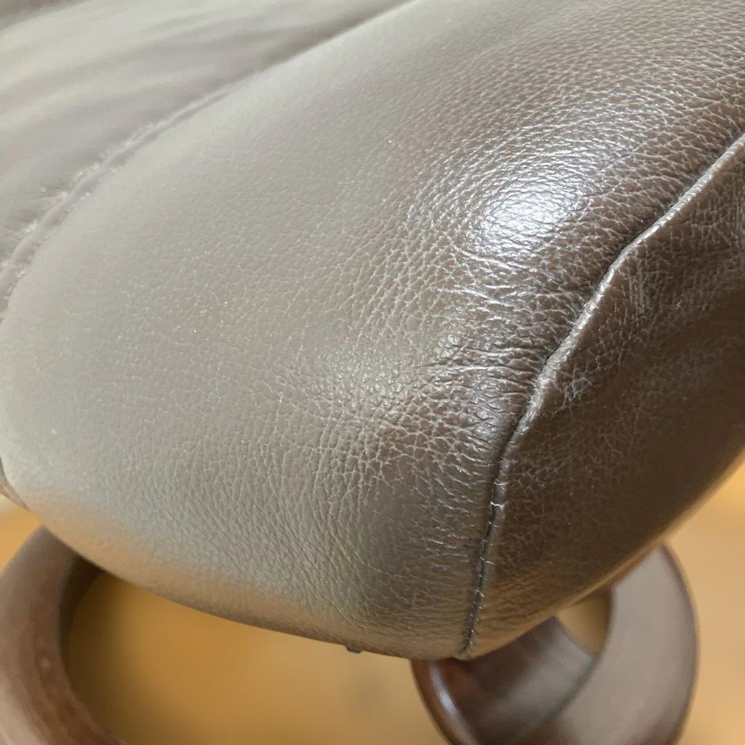 シエル様 本革ストレスレスチェア オットマン付 引取り