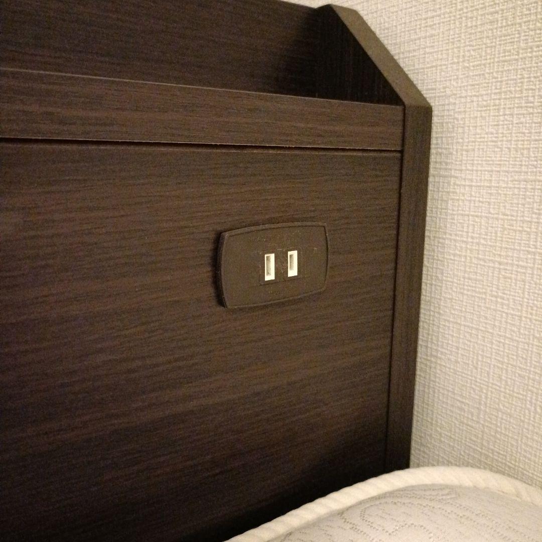 シングルベッドフレーム ダークブラウン NITORI