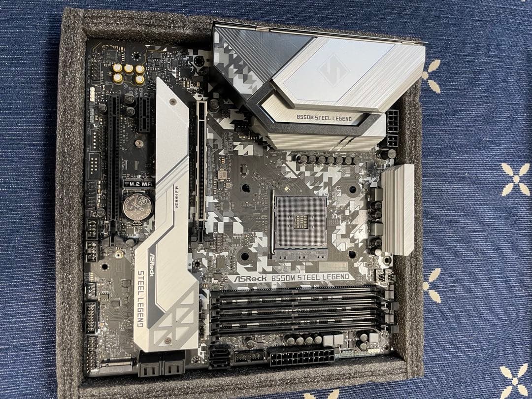 マザーボード b550m steel legend
