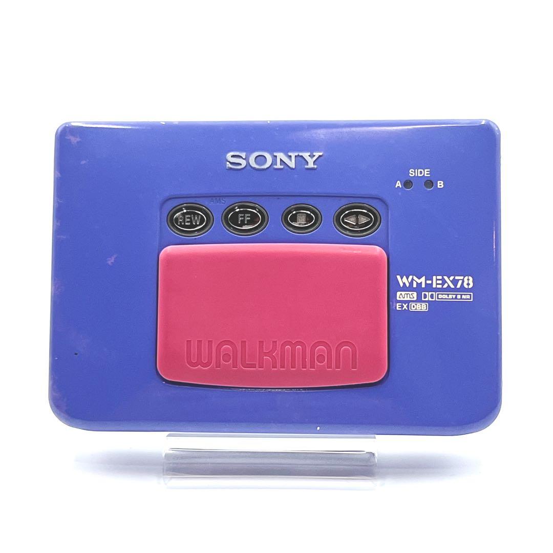 【希少・動作品】 SONY WM-EX78 カセットウォークマン　再生OK