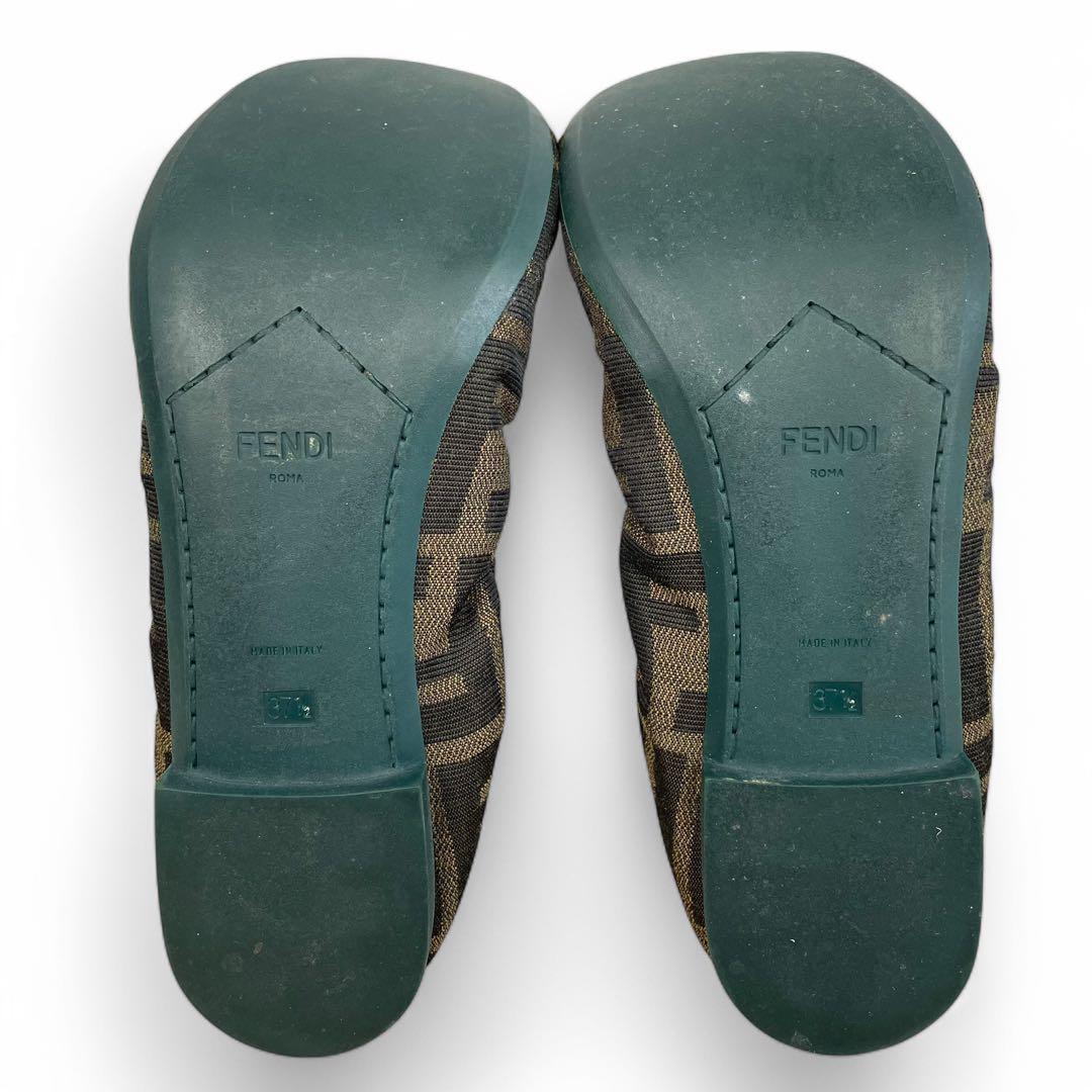 フェンディ　バレエシューズ　フラットシューズ　ズッカ柄　24.5cm パンプス