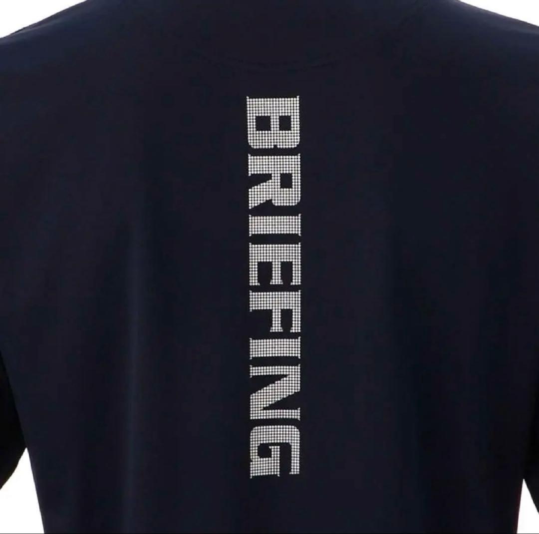 【新品】ブリーフィング／ハイネック／モックネック／長袖／ネイビー／XL