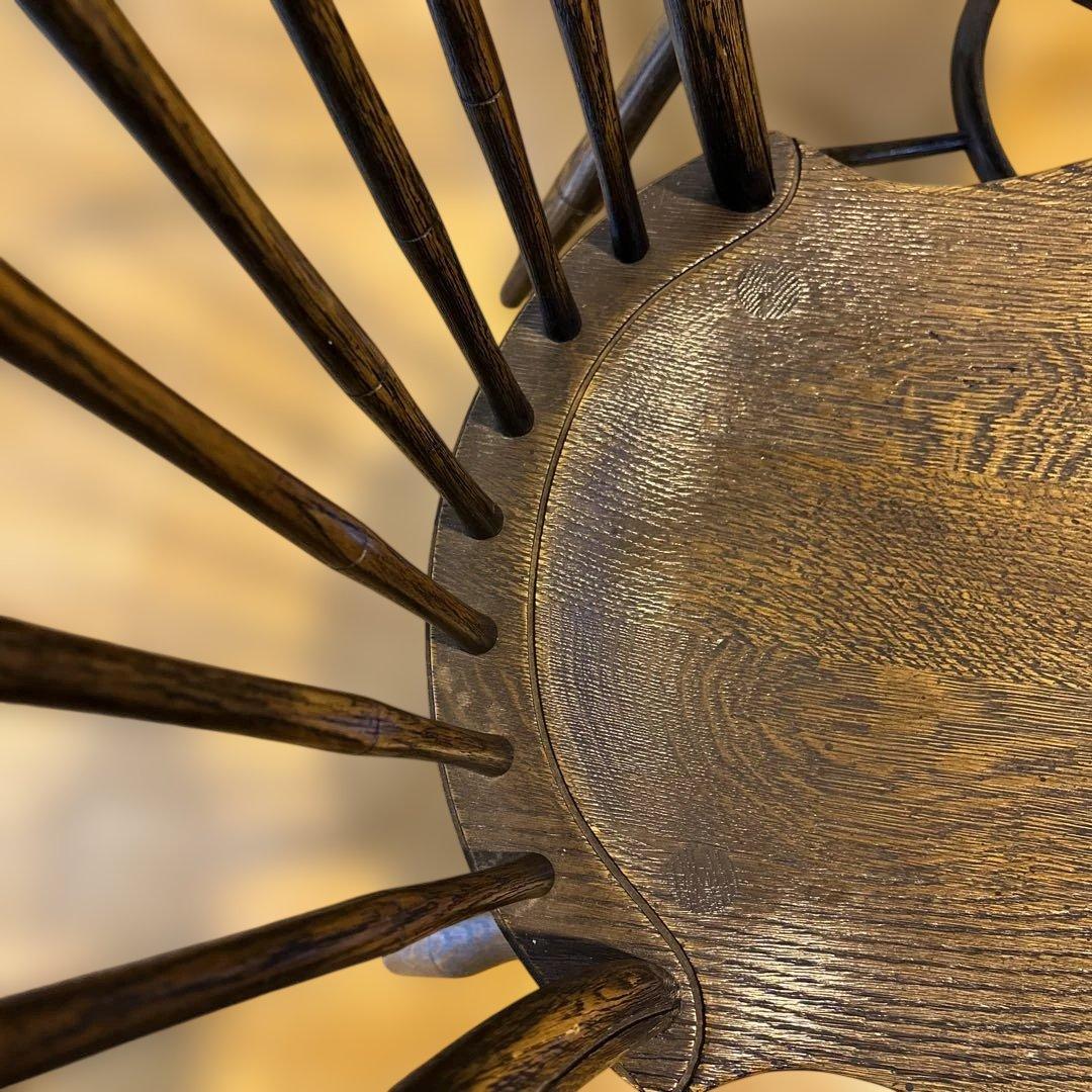 【引取り限定】飛騨産業、ダイニングチェア4脚セット、