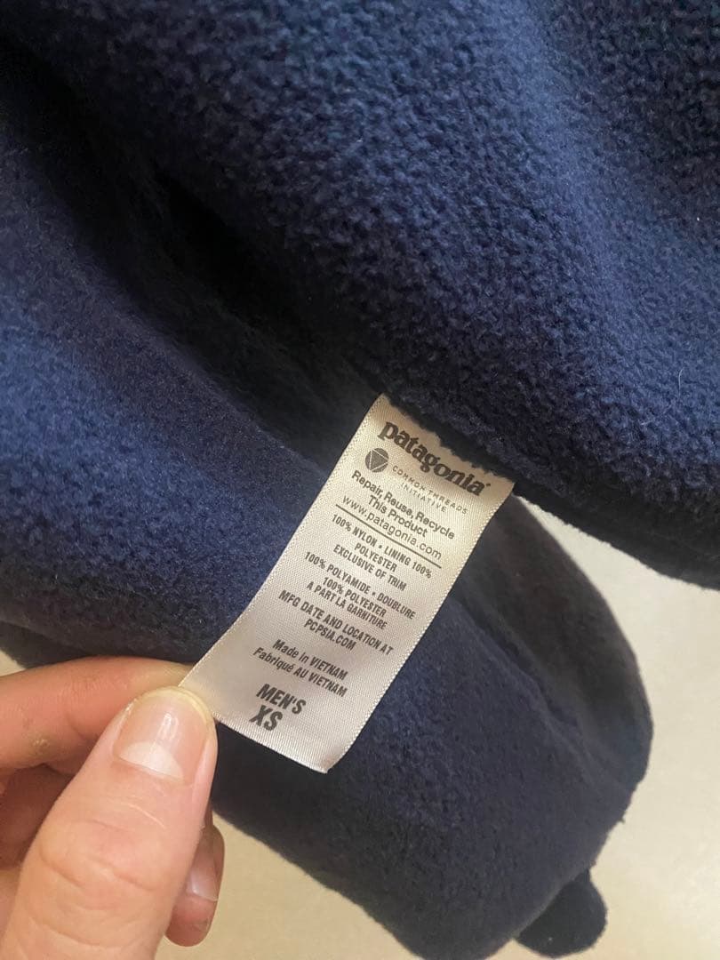 patagonia パタゴニア　シェルドシンチラジャケット　XS