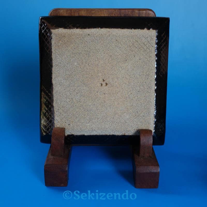 唐津焼　中里太郎右衛門　木の葉文　銘々皿　５枚 中里太郎衛門 ２５４７