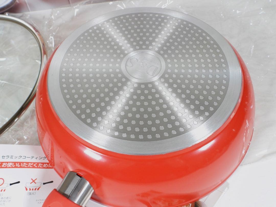 【新品未使用】D&S アルミフォージド グリルパン両手鍋 フライパン ３点セット