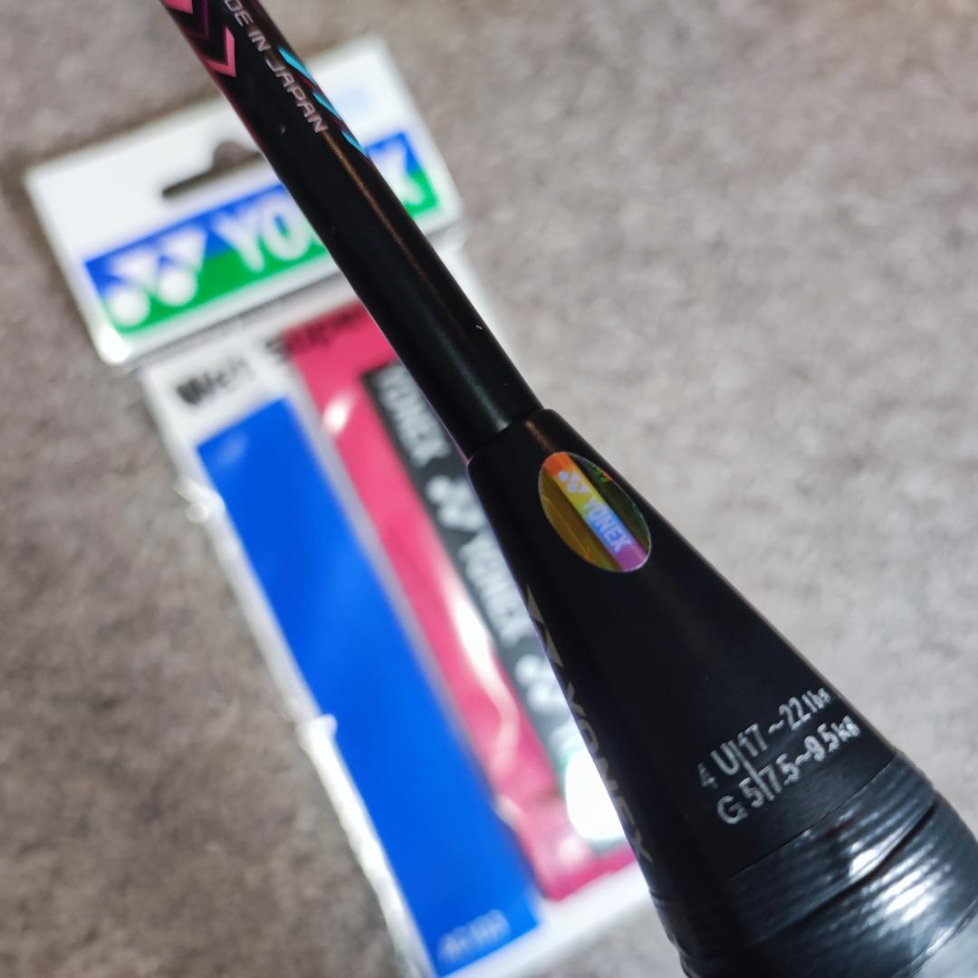 美品 YONEX ナノフレア200 BG65Ti20P 張上 塗装剥れ有 n49