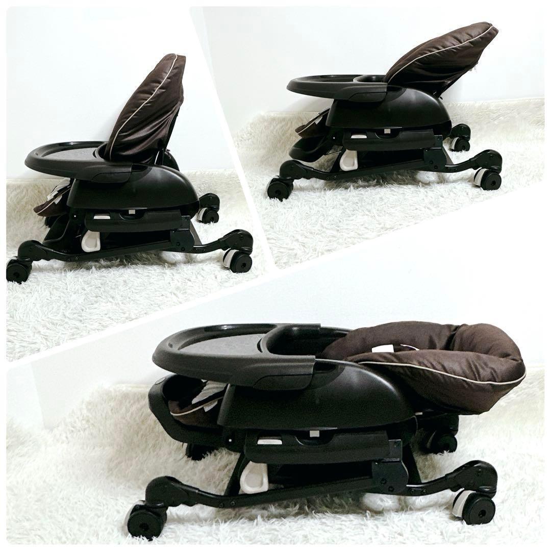 ✨美品✨ Combi ネムリラ4キャスAT スイングチェア　自動　ハイローチェア