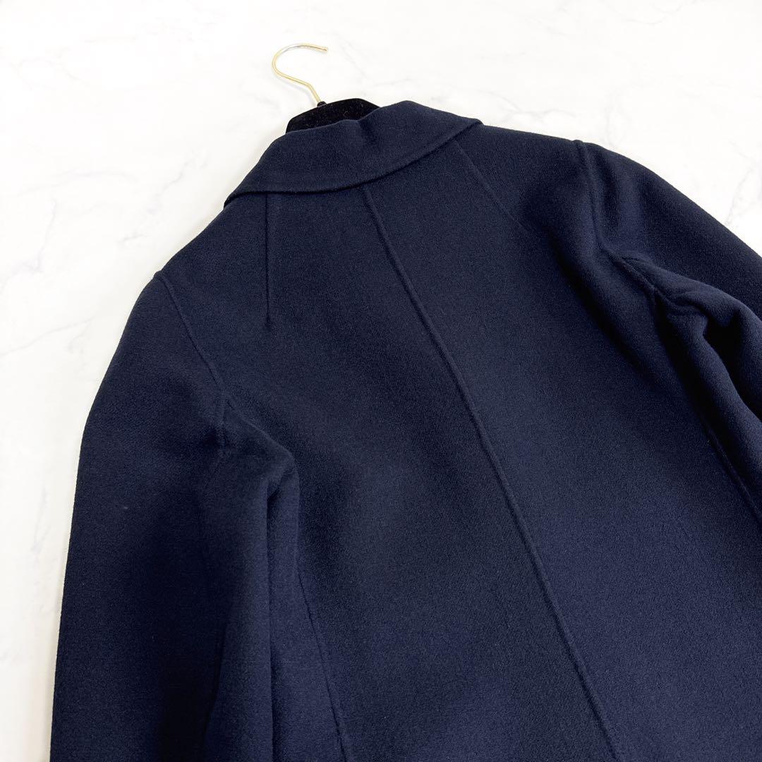 ’S Max Mara ダブルフェイスジャケット クチートアマーノ ネイビー