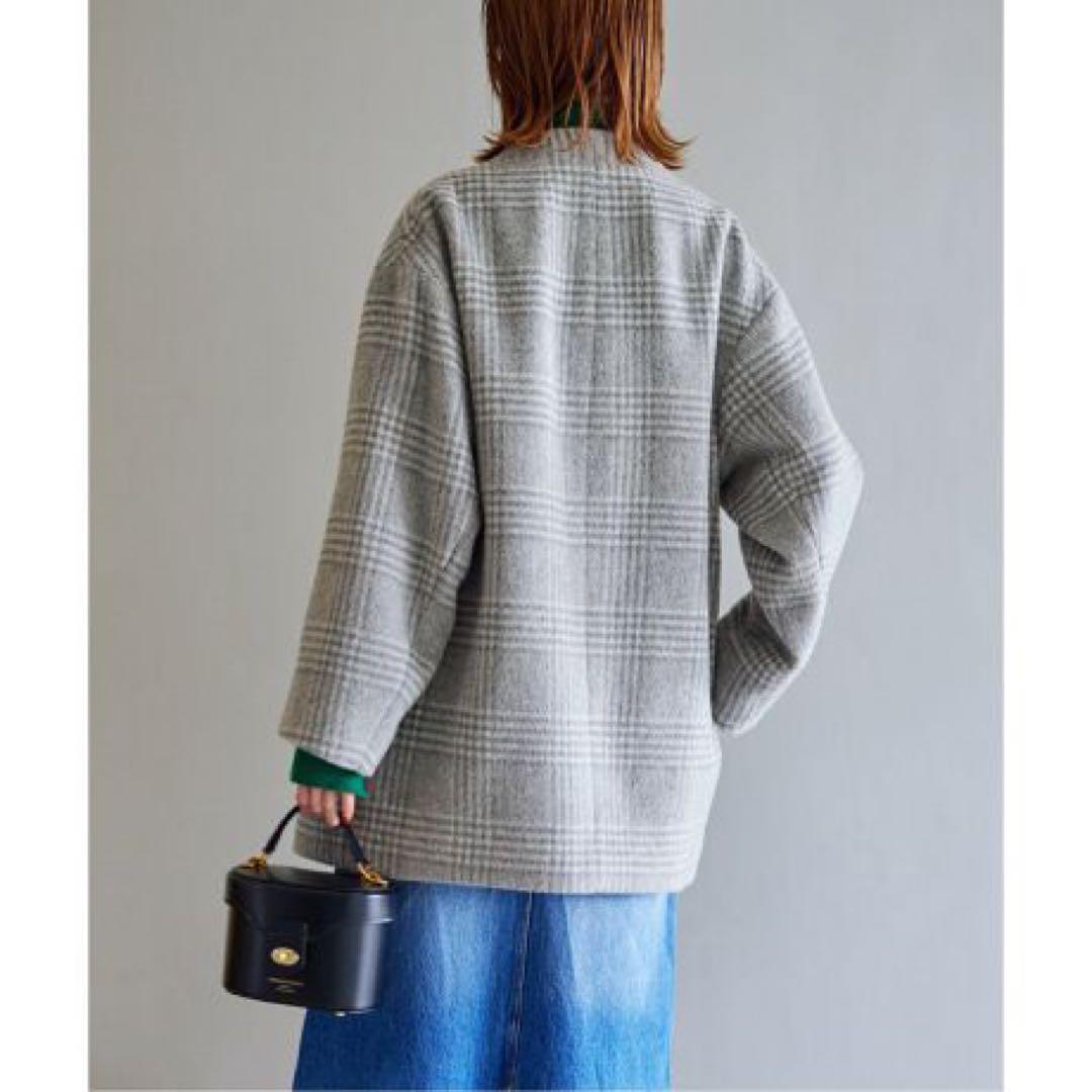 azzurro　　　MANTECOシャギーミドルコート　マンテコ