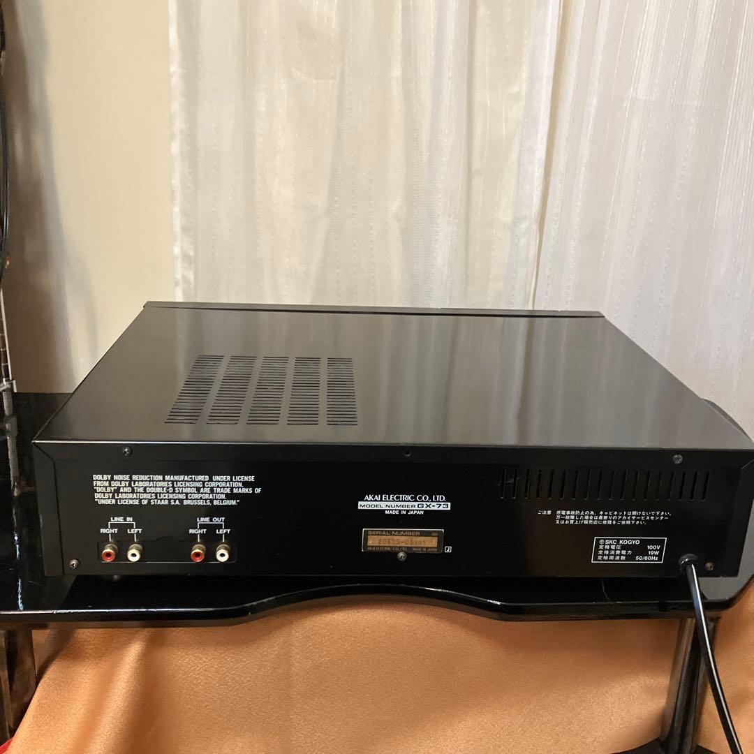 カセットデッキAKAI GX-73 整備済動作品