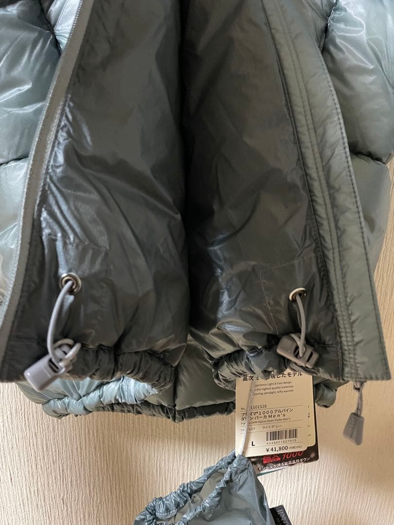 モンベル　プラズマ1000 アルパインダウンパーカー Lサイズ　新品未使用