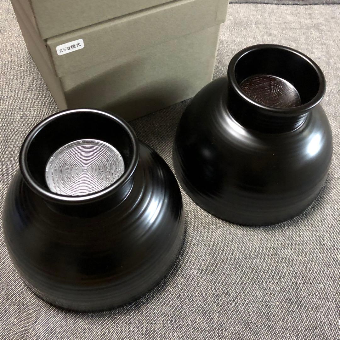 小林慎二さん　筋目椀大2客セット