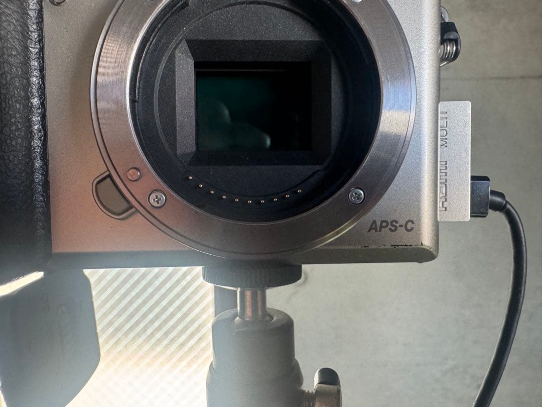 【配信完成セット】α6000＋名玉Sigma 16mm★給電＆プロ設定付