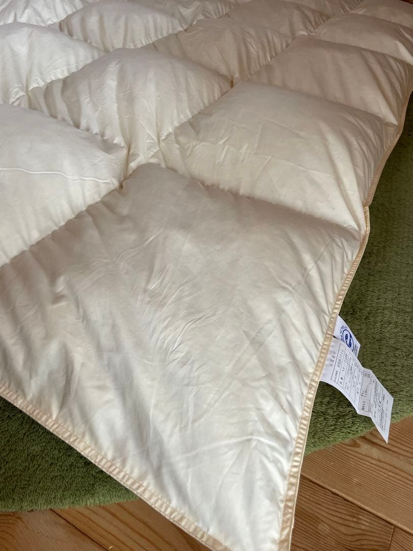 【エコダウン使用】寒冷地仕様　羽毛布団　シングル　150×210 ホテル仕様