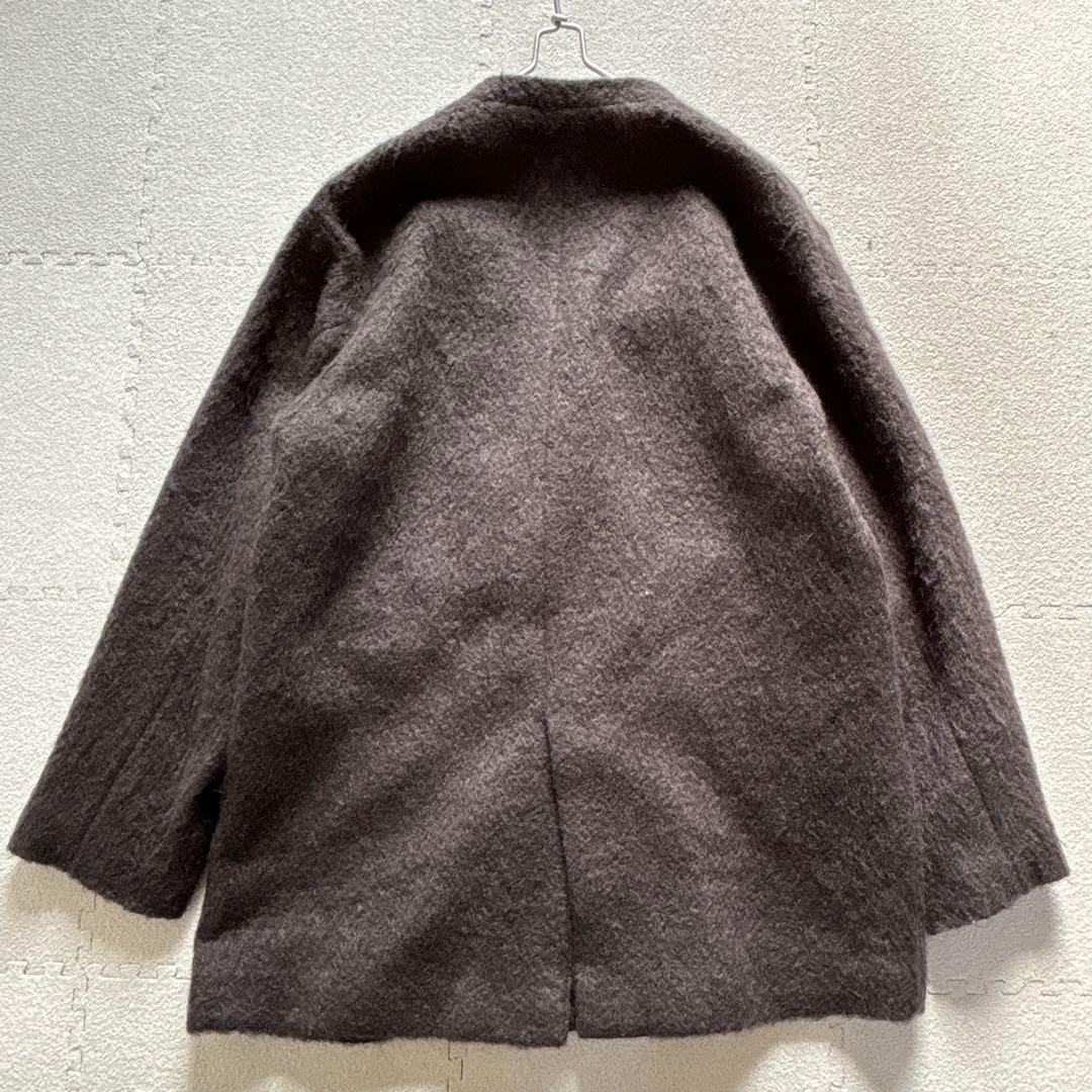 24AW relume ウールモヘヤミックスノーカラージャケット　ブラック