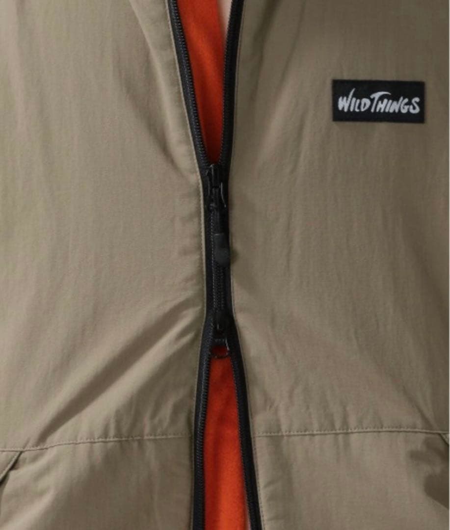 は*な様 WILDTHINGS ワイルドシングス　別注　フリースブルゾン　ナイロ