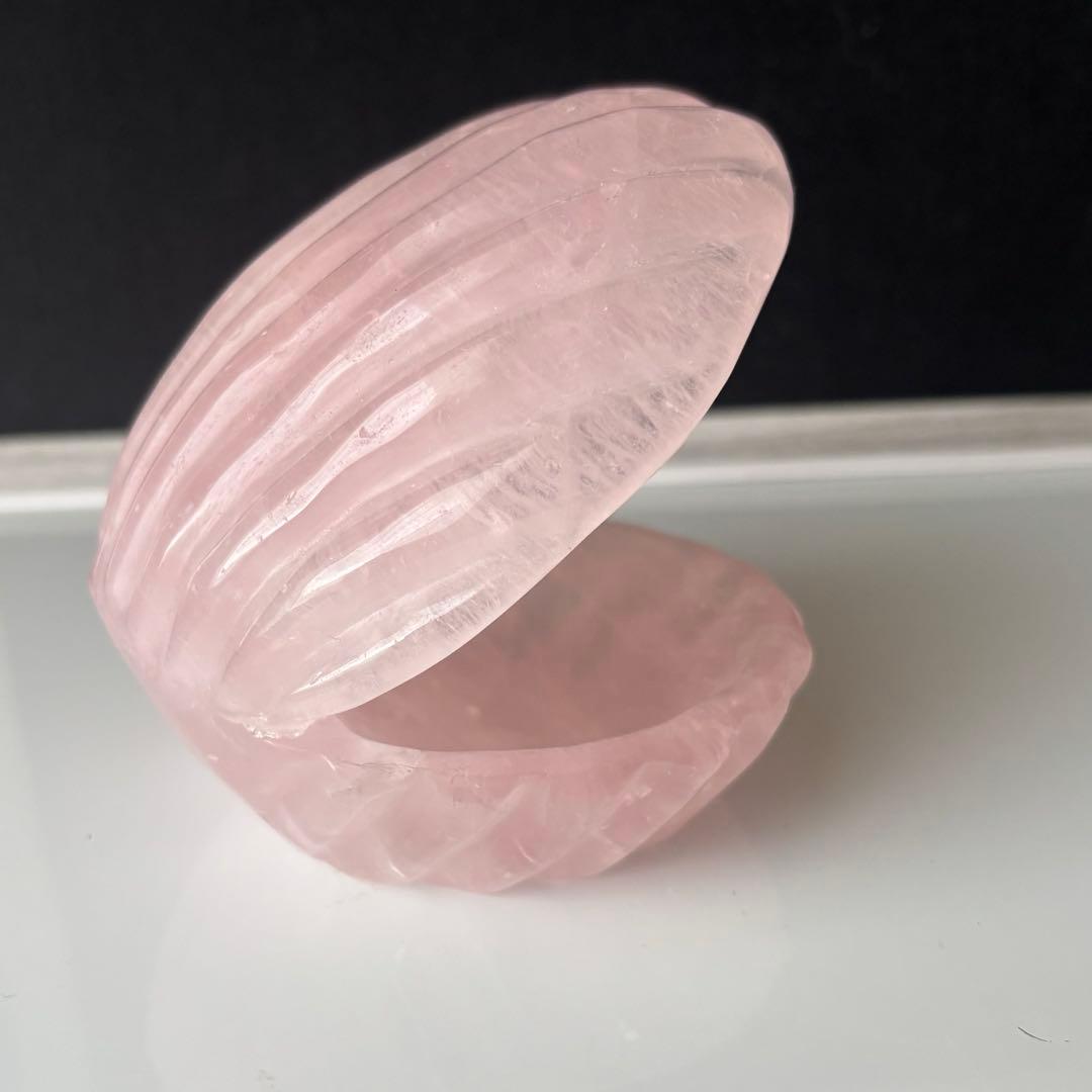セール　ローズクォーツ　貝殻型