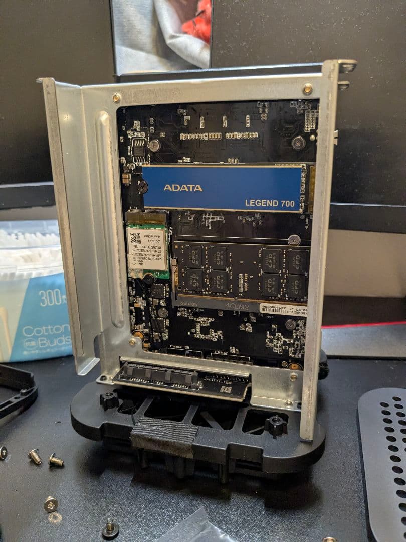 SZbox NAS向けミニpc N150 HDD2枚搭載可　省電力　静音