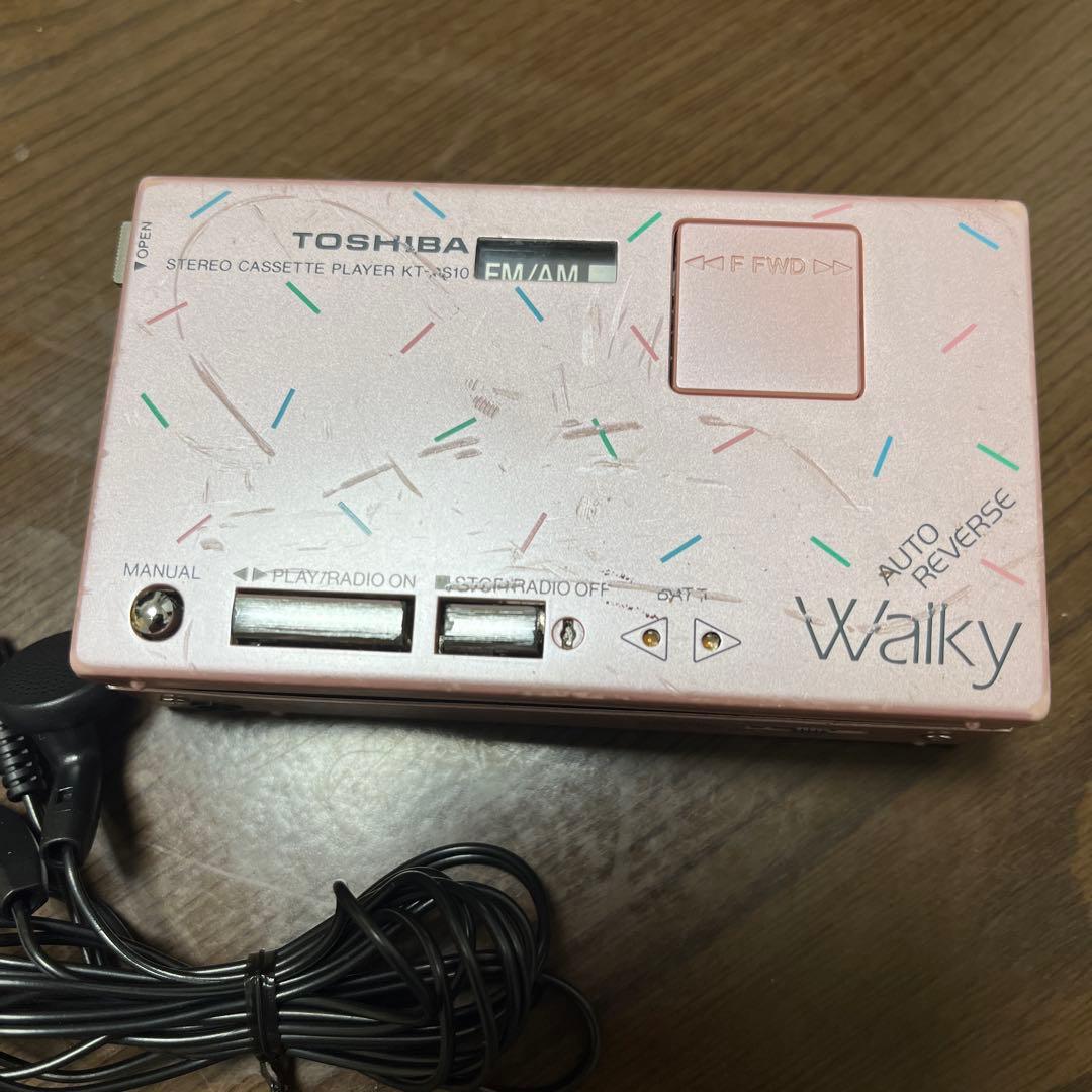 TOSHIBA Walky KT-AS10カセットプレーヤー　ジャンク