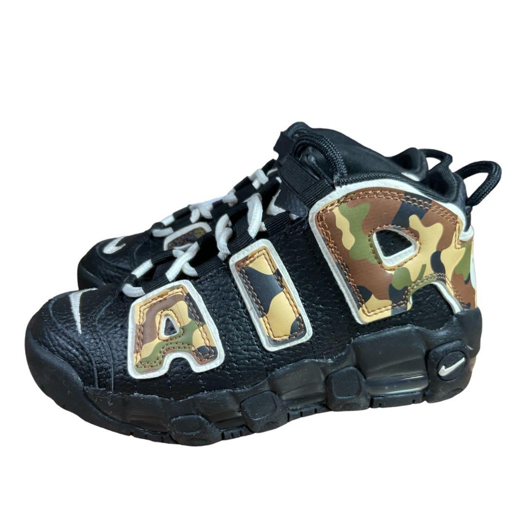 NIKE more uptempo 21cm　キッズ　カモ