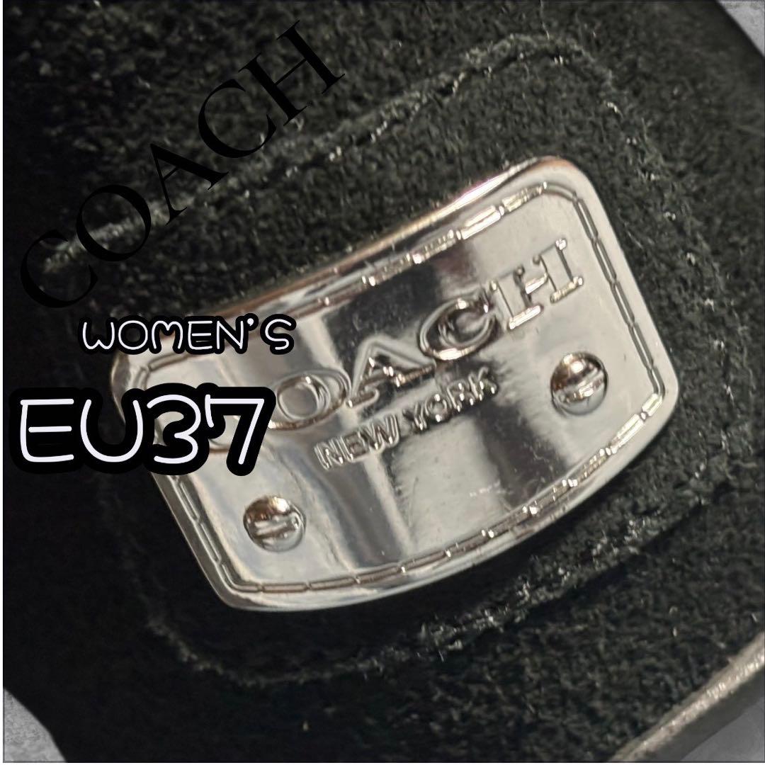 COACH シグネチャー スエード ロングブーツ ワークブーツ ムートンブーツ