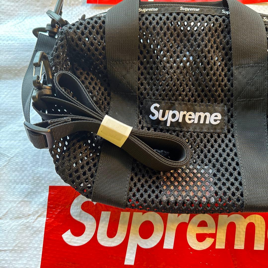 Supreme メッシュショルダーバッグ ブラック
