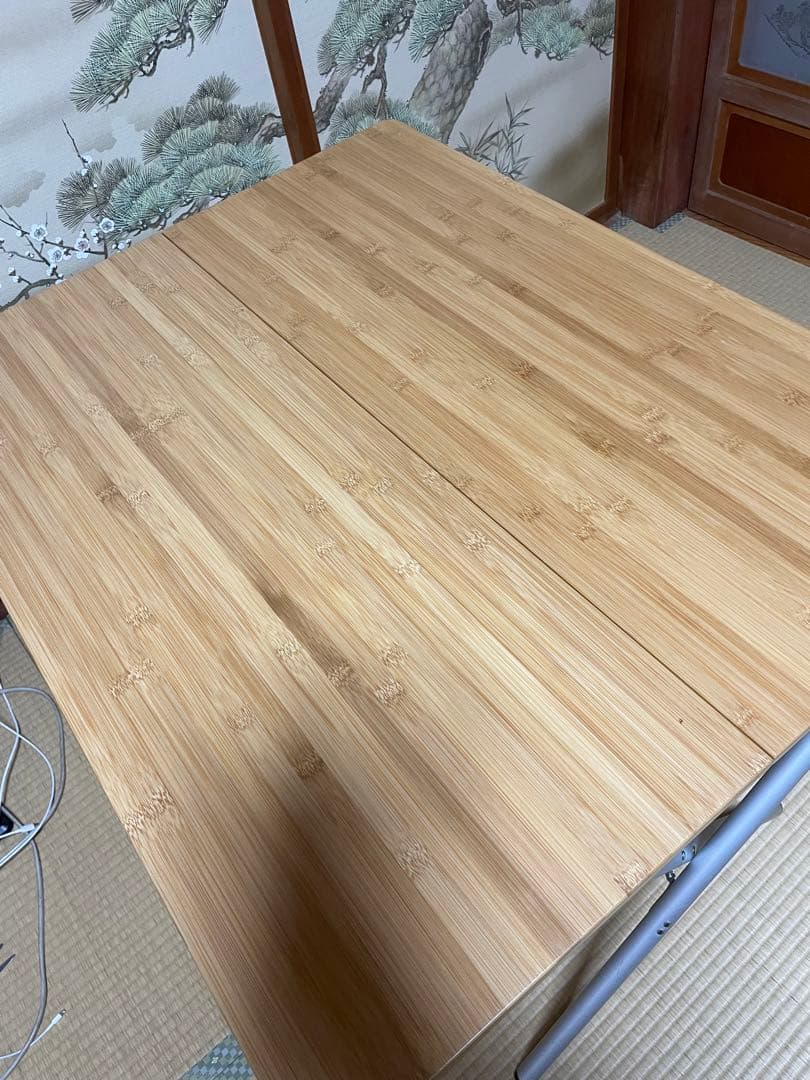 【未使用品】スノーピーク ワンアクションテーブル竹 LV-010T