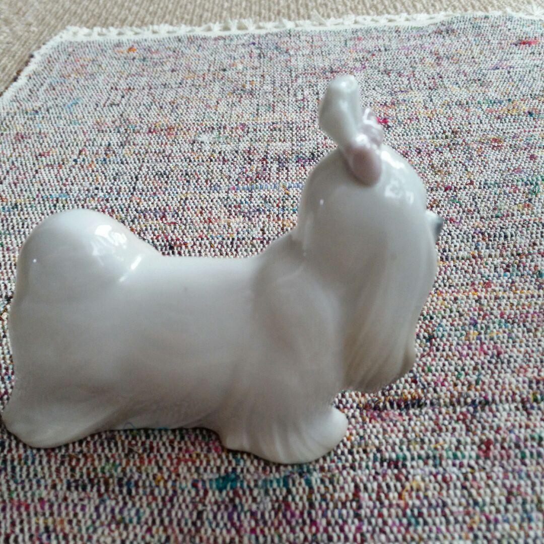 リアドロ陶器置物マルチーズ