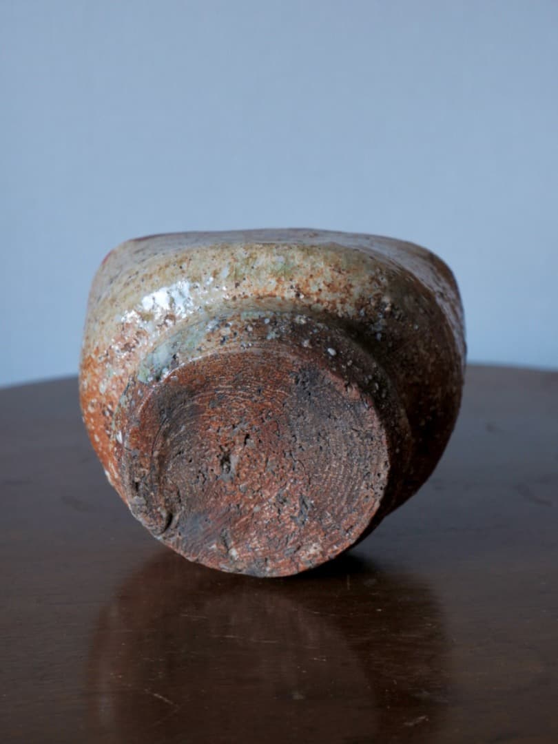 信楽焼　鉢物　水差し　水指　茶道具　古民藝　修繕あり　箱付　古道具　Q2219