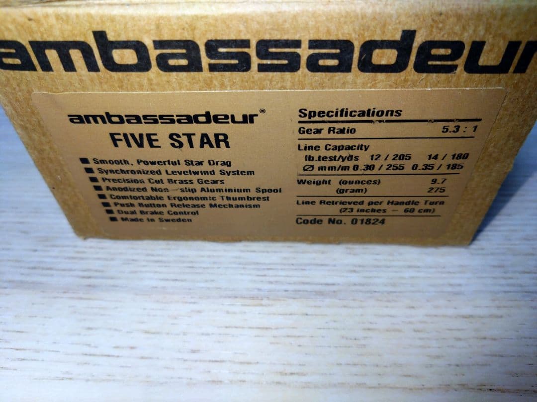 アブガルシア　FIVE　STAR　新品　未使用