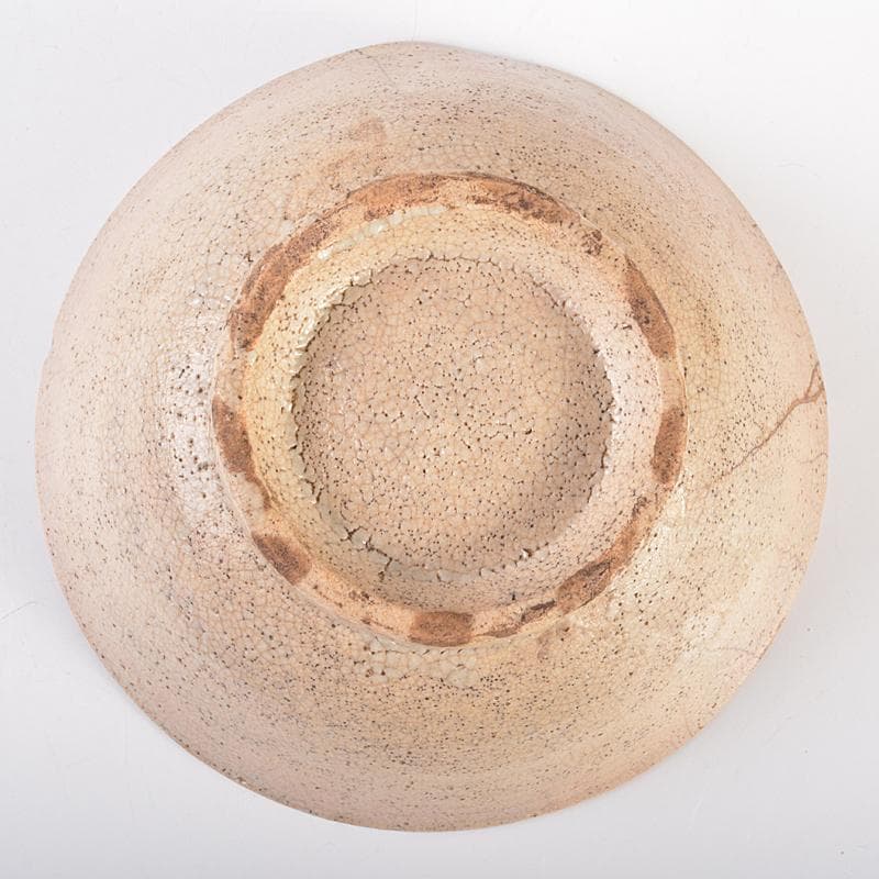 朝鮮美術　李朝白磁　井戸茶碗　時代箱付　V　R7534