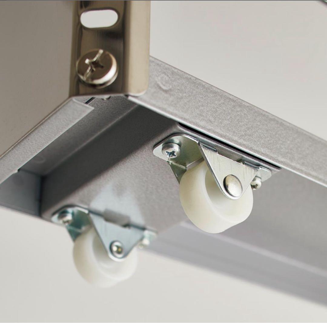 杉並区から直接引取り可　DINOS ステンレス製キッチンすき間収納ワゴン