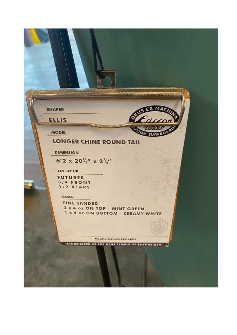 ellis ericson エリスエリクソン deus新品　6.2