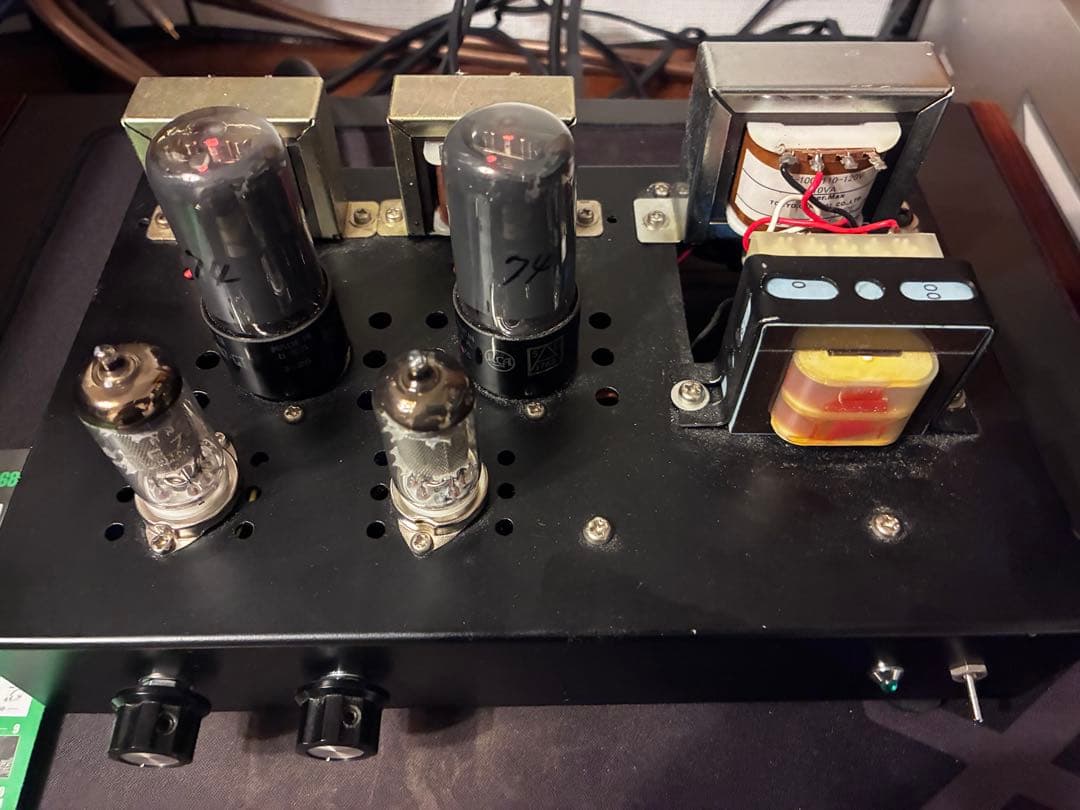 RCA117N シングルアンプ 自作 真空管アンプ