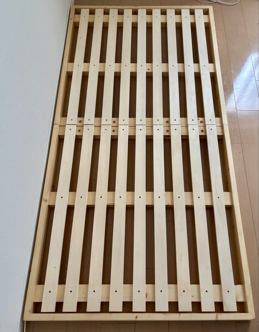 BANON シングルベッドフレーム 木製 700kg