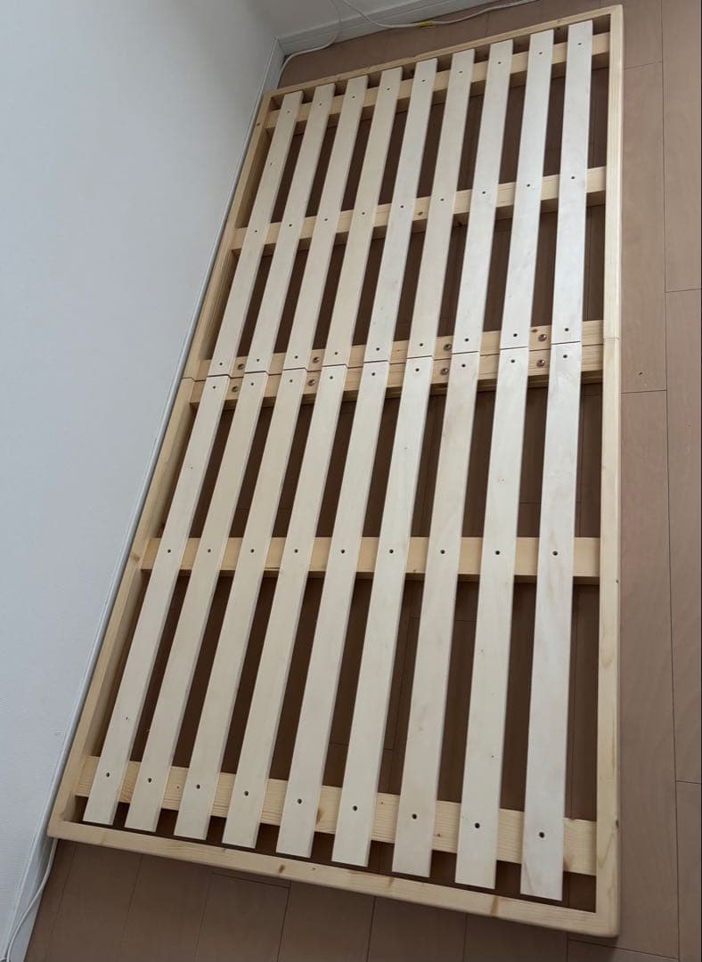 BANON シングルベッドフレーム 木製 700kg