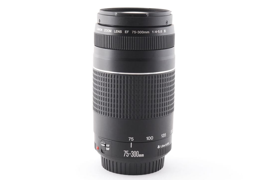 デジタル一眼レフカメラ　望遠レンズ　CANON EF 75-300mm