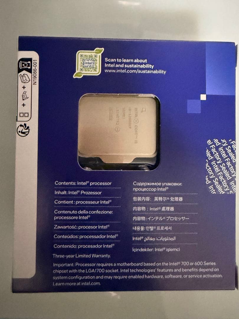 CPU Intel Core i9-13900KF 13th Gen CPU